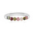 Zilveren ring met rhodochrosietstenen