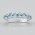 Anello in argento con Topazio Blu Cielo