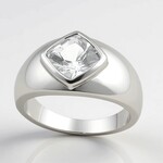 Anello in argento con Danburite