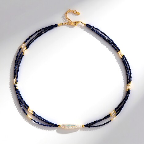 Collana in argento con Perla d'Acqua Dolce Bianca (Riya)