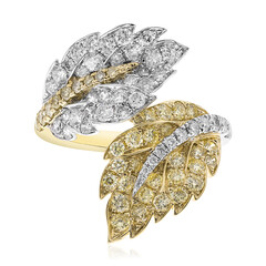 Anello in oro con Diamante Giallo SI2 (CIRARI)