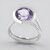 Anello in argento con Ametista Rose de France