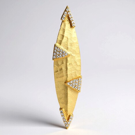 Pendentif en argent et Topaze blanche (MONOSONO COLLECTION)