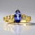 Anello in oro con Tanzanite AAA (CIRARI)