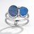 Anello in argento con Doppietto di Opale (MONOSONO COLLECTION)