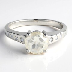 Anello in argento con Ortoclasio