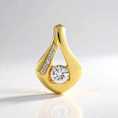 Ciondolo in argento con Zircone (Adela Silber)