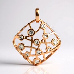 Ciondolo in oro con Diamante Rose de France SI1 di Argyle