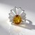 Anello in argento con Zircone Giallo (SAELOCANA)
