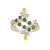 Gouden ring met I2 Bruine Diamanten (SUHANA)