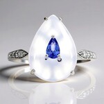 Anello in oro con Tanzanite AAA (CIRARI)