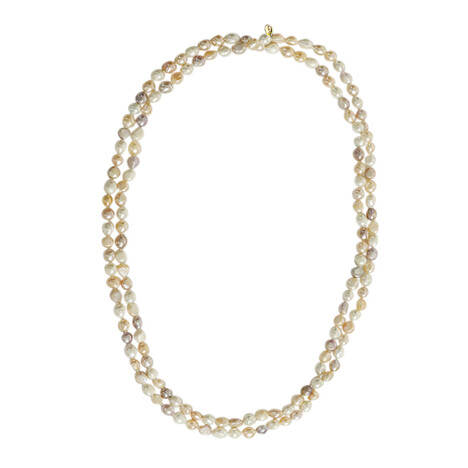 Collana in argento con Perla di Acqua Dolce (TPC)