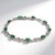 Bracciale in argento con Smeraldo Zambia