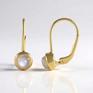 Orecchini in argento con Pietra di Luna Bianca