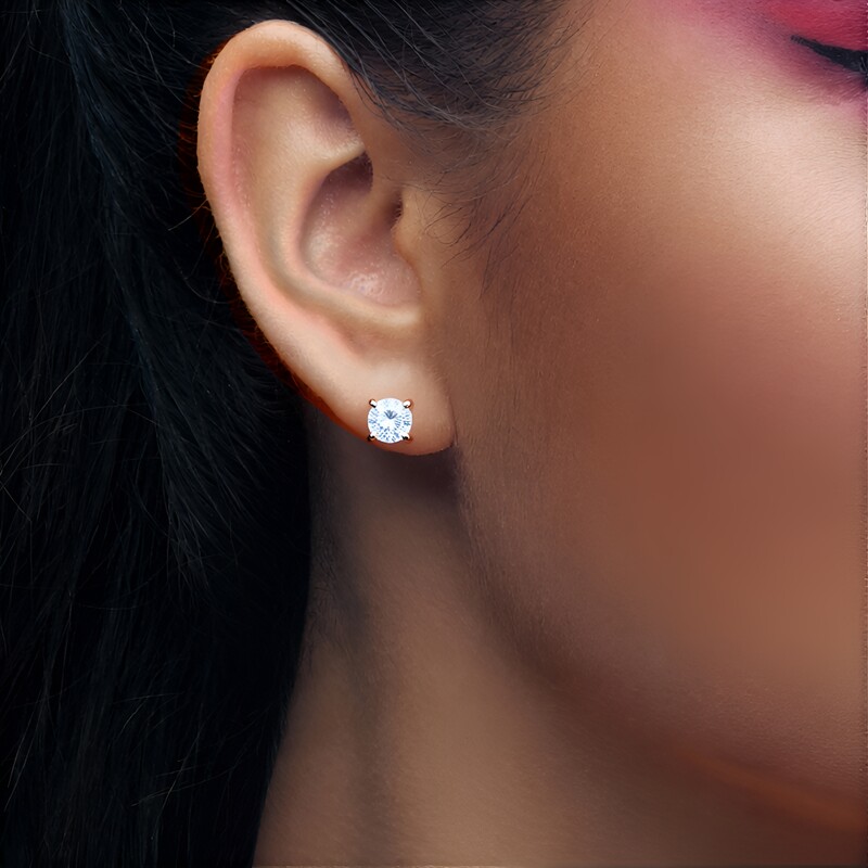 Pendientes en plata con Zircón