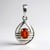 Ciondolo in argento con Cianite Arancione