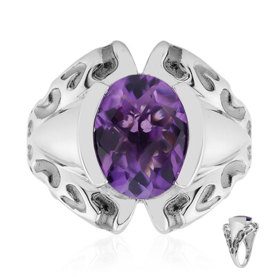 Bague en argent et Améthyste (Remy Rotenier)
