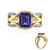 Anello in oro con Tanzanite AAA (AMAYANI)