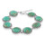 Kingman Blue Mojave Turquoise Silver Bracelet (Jones Lee)