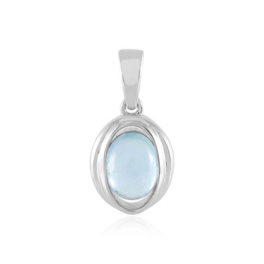 Colgante en plata con Aguamarina de Ofiki