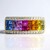 Anello in oro con Zaffiro Fancy (CIRARI)