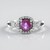 Bague en argent et Rubis étoilé