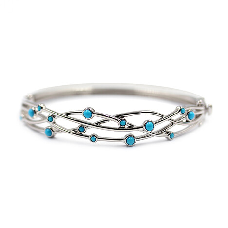 Sleeping Beauty-Türkis-Silberarmreif (Faszination Türkis)