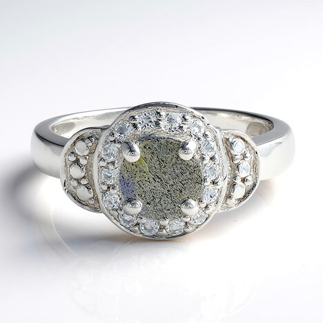 Anello in argento con Spectrolite