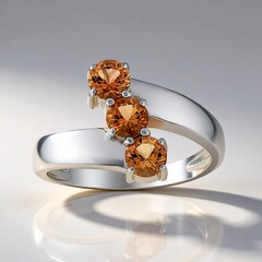 Anello in argento con Topazio Tepetate