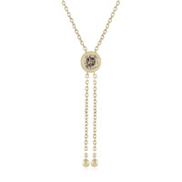 Collier en or et Diamant champagne I2 (de Melo)