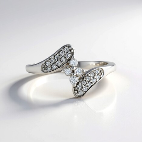 Anello in argento con Zircone