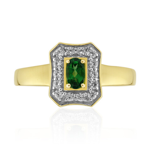 Bague en or et Tsavorite du Kenya AAA
