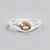 Anello in argento con Zircone Canarino