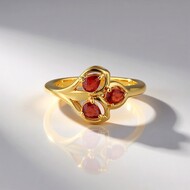 Anello in argento con Rubino Tanzania