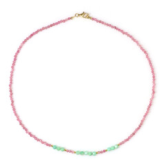 Chrysoprase Silver Necklace