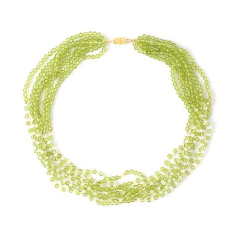 Collar en plata con Peridoto (Riya)