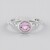 Anello in argento con Kunzite