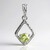 Pendentif en argent et Diaspore à couleur changeante
