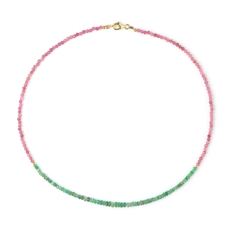 Edelstein-Silberhalskette