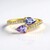 Anello in argento con Tanzanite (non riscaldata)