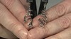Pendientes en plata con Zircón (MONOSONO COLLECTION)