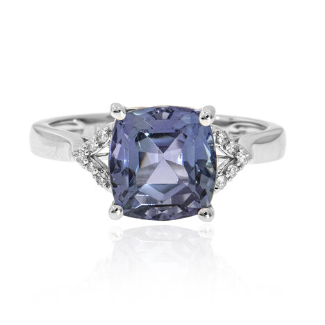 Nicht erhitzter Tansanit-Goldring (CIRARI)