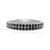 Bague en argent et Spinelle noir
