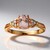 Anello in oro con Morganite AAA (CIRARI)