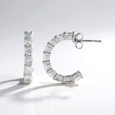 Orecchini in argento con Zircone