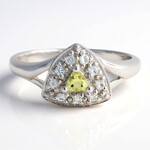 Anello in argento con Tormalina Cuprian