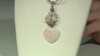 Accessoire en laiton et Quartz rose
