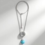Collana in argento con Turchese (dagen)
