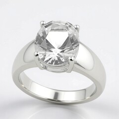 Anello in argento con Danburite