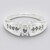 Anello placcato in platino con Diamante Fancy